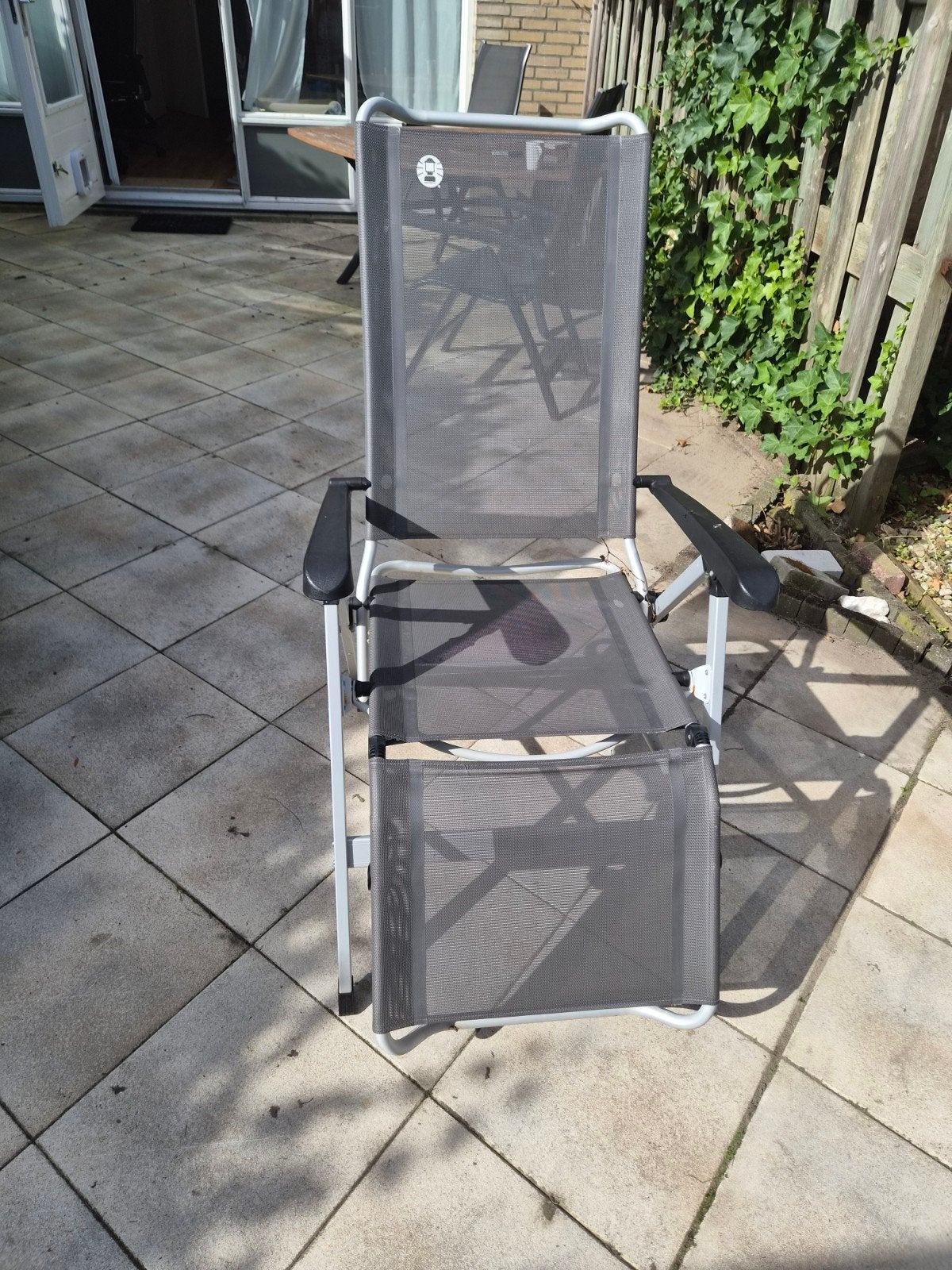 Set van 2 opklapbare tuinstoelen, Tuin en Terras, Tuinstoelen, Ophalen, Gebruikt, Inklapbaar