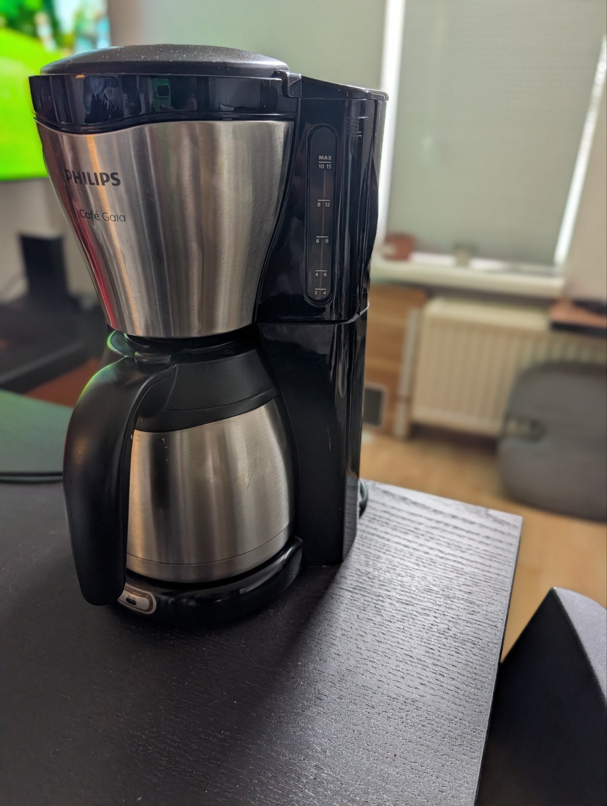 Philips Café Gaia Koffiezetapparaat met Thermoskan, Witgoed en Apparatuur, Koffiezetapparaten, Ophalen, Afneembaar waterreservoir
