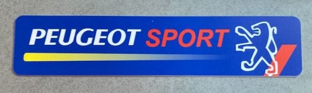 PEUGEOT sport showroom  kentekenplaat - reclamebord, Ophalen of Verzenden, Zo goed als nieuw, Auto's
