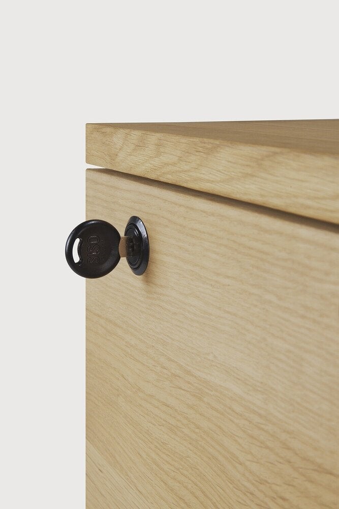 ETHNICRAFT BILLY LADEKAST 50X56X66 | 3 SOFTCLOSE LADES 50624, Ophalen, Nieuw, 50 tot 100 cm, 3 of 4 laden