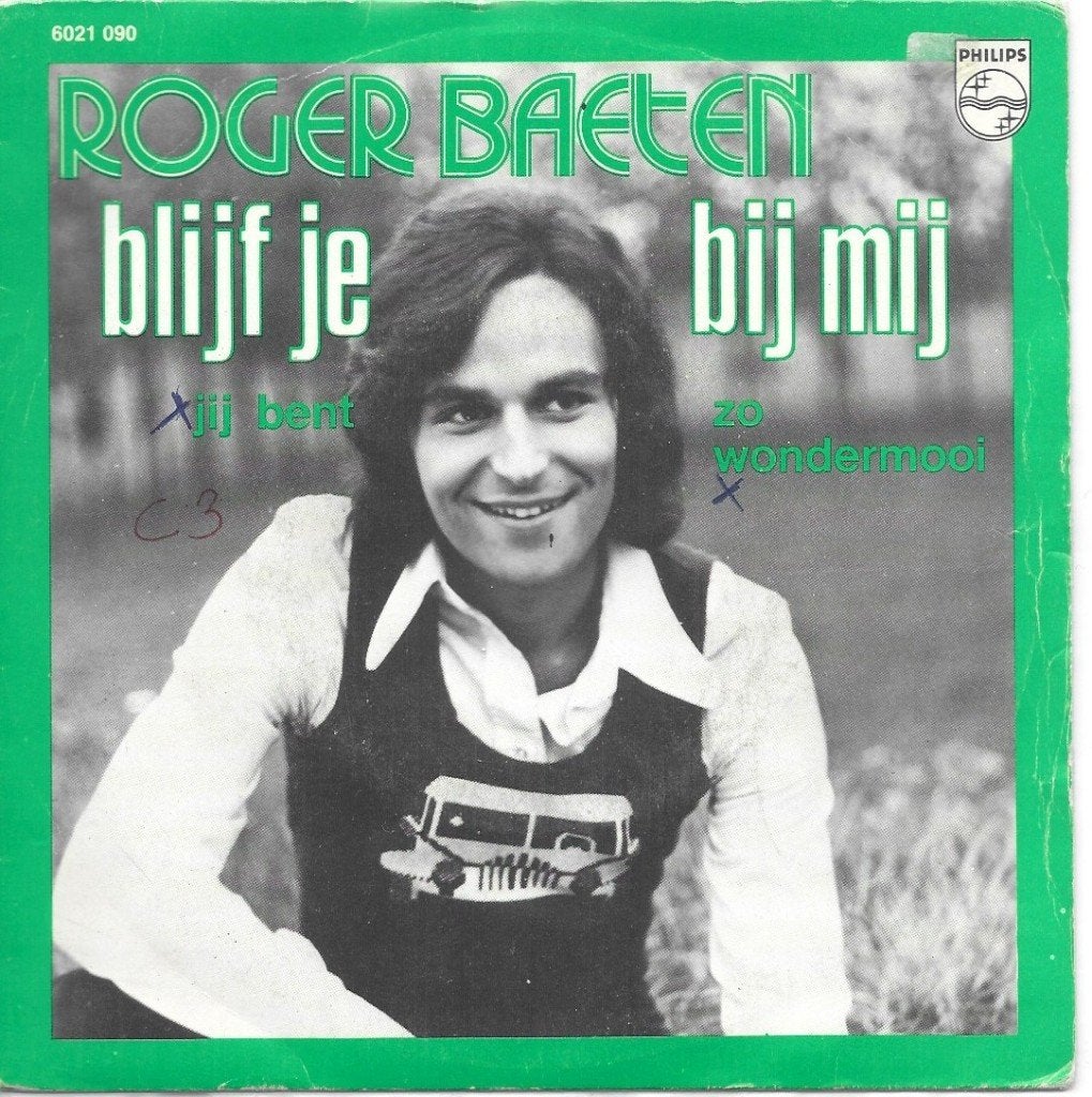 Vinyl Single Roger Baeten, Ophalen of Verzenden, Gebruikt, Pop
