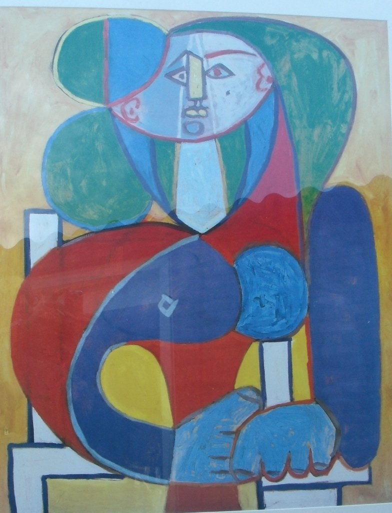 Tentoonstelling affiche - Picasso - New York - 1996, Ophalen