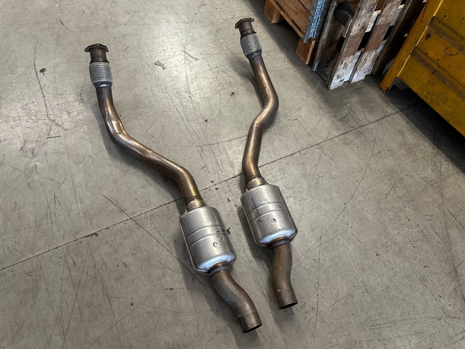 Originele midden dempers Audi RS6 Performance, Auto-onderdelen, Ophalen, Gebruikt, Audi