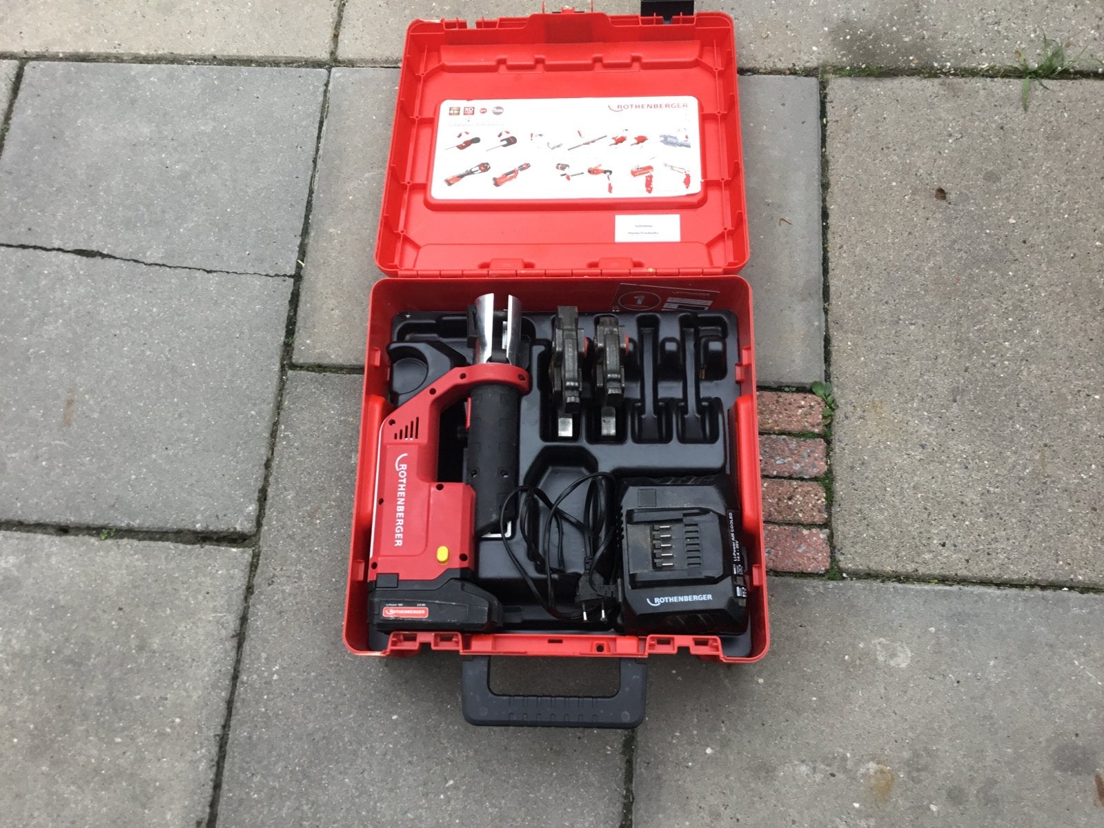 Rothenberger accuperstang met toebehoren, Ophalen of Verzenden, Gebruikt, Overige typen, Overige merken