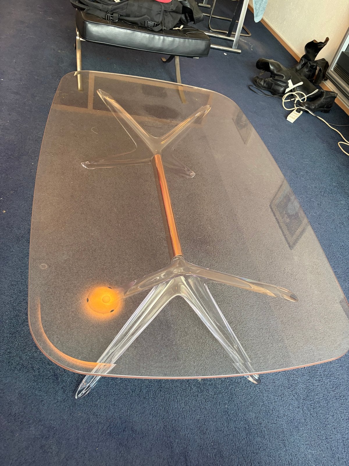Kartell Originele Koffietafel met Rekening, Ophalen, Kunststof, Gebruikt, 100 tot 150 cm