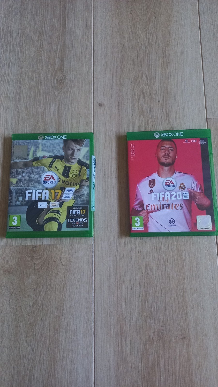 FIFA 17 en FIFA 20 voor de Xbox One, Ophalen, Gebruikt