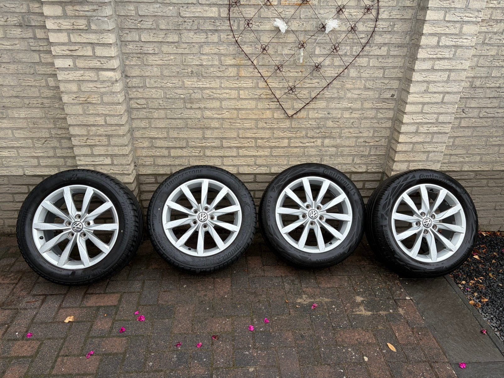 Volkswagen Dijon velgen met zomerbanden, Ophalen, Bestelwagen, Velg(en), 17 inch