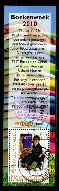 Nederland Persoonlijke zegel Boekenweek 2010 gestempeld, Verzenden, Na 1940, Gestempeld