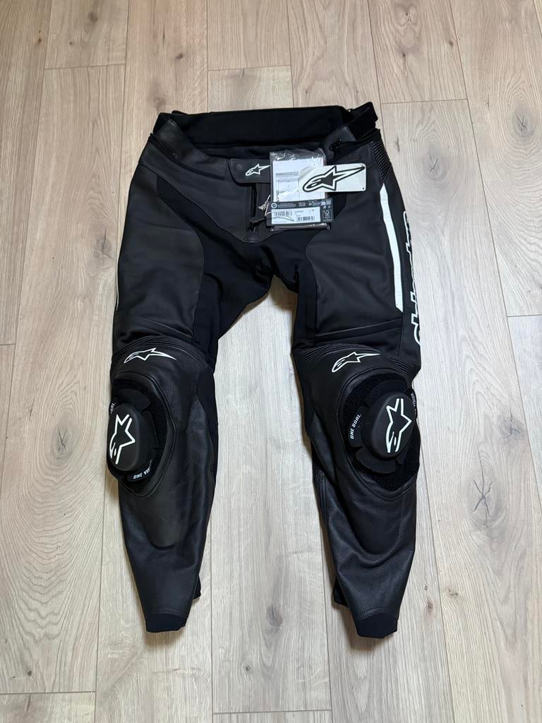 Motorbroek leer Alpinestars, Motoren, Kleding | Motorkleding, Nieuw met kaartje, Broek | leer, Heren, Ophalen of Verzenden