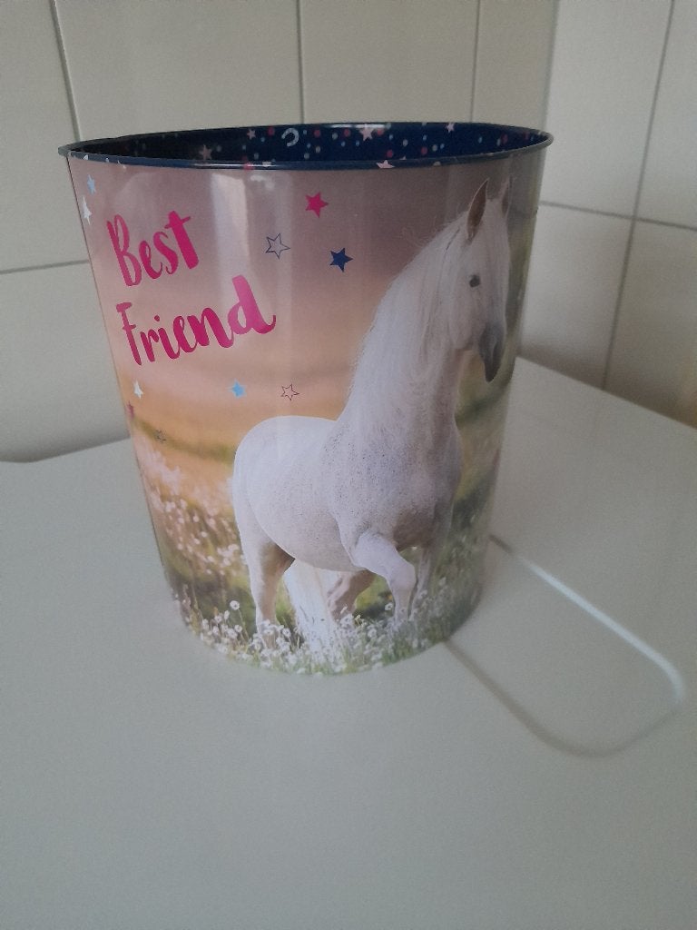 Prullenbakje paard, Huis en Inrichting, Woonaccessoires | Prullenbakken, Ophalen, Kunststof, Gebruikt, Minder dan 10 liter