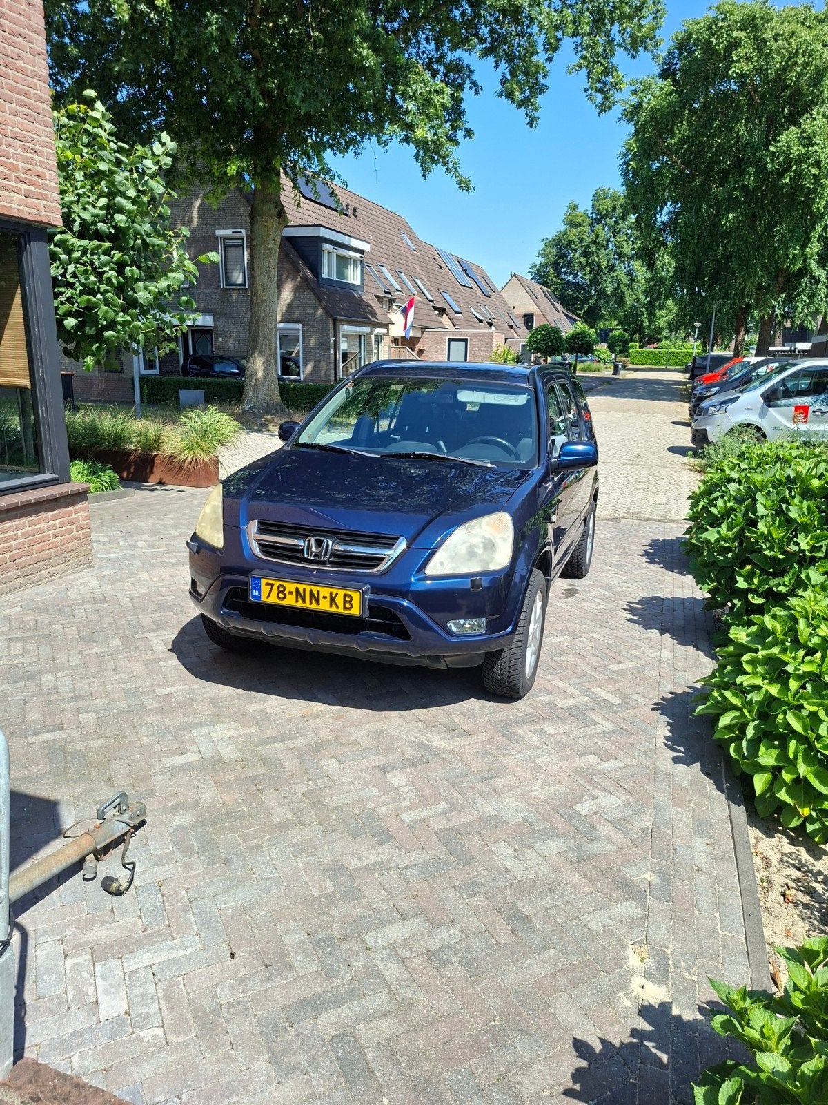 Honda CR-V 2.0 I AUT 2003 Blauw, Auto's, Honda, Automaat, 1998 cc, 1458 kg, 4 cilinders