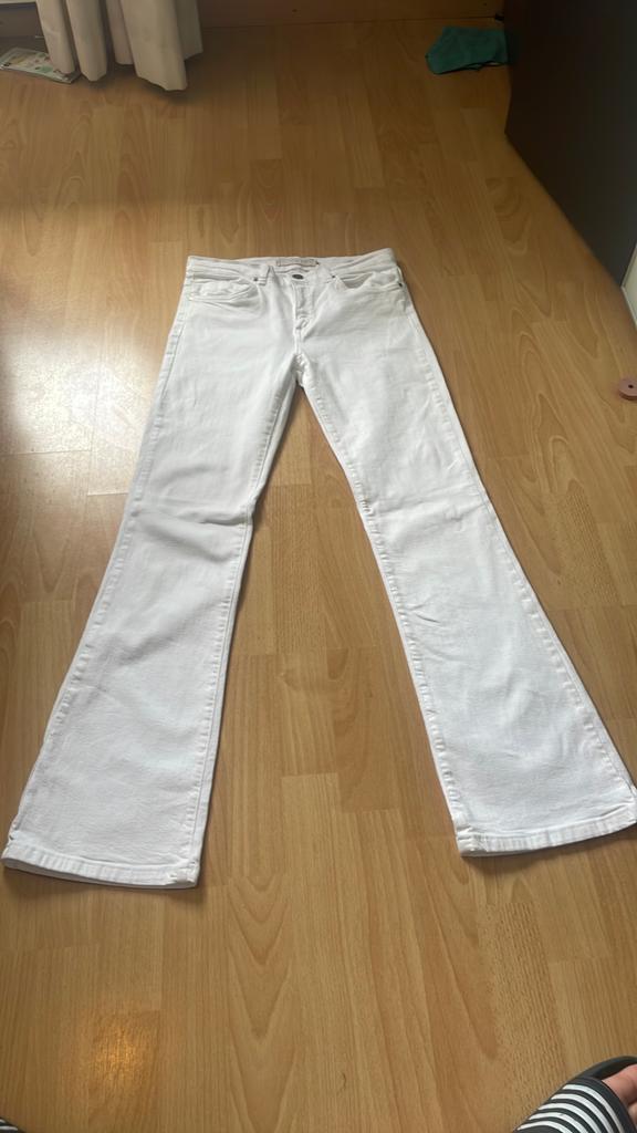 Yaya witte flaired jeans maat 36, Wit, Ophalen of Verzenden, Zo goed als nieuw, Maat 36 (S)