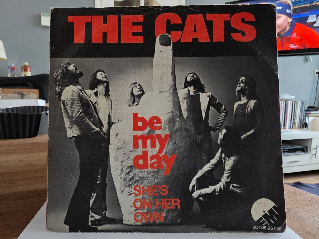 7" Single The Cats - Be My Day / She's On Her Own, Gebruikt, Verzenden, 7 inch, Pop