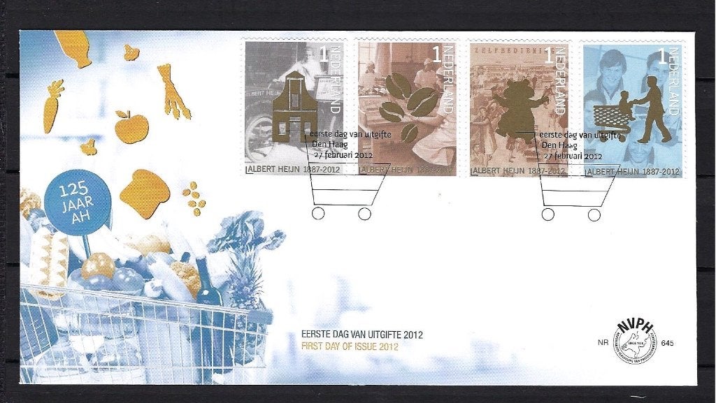 FDC NVPH E645 onbeschreven, Ophalen of Verzenden, Onbeschreven, Nederland