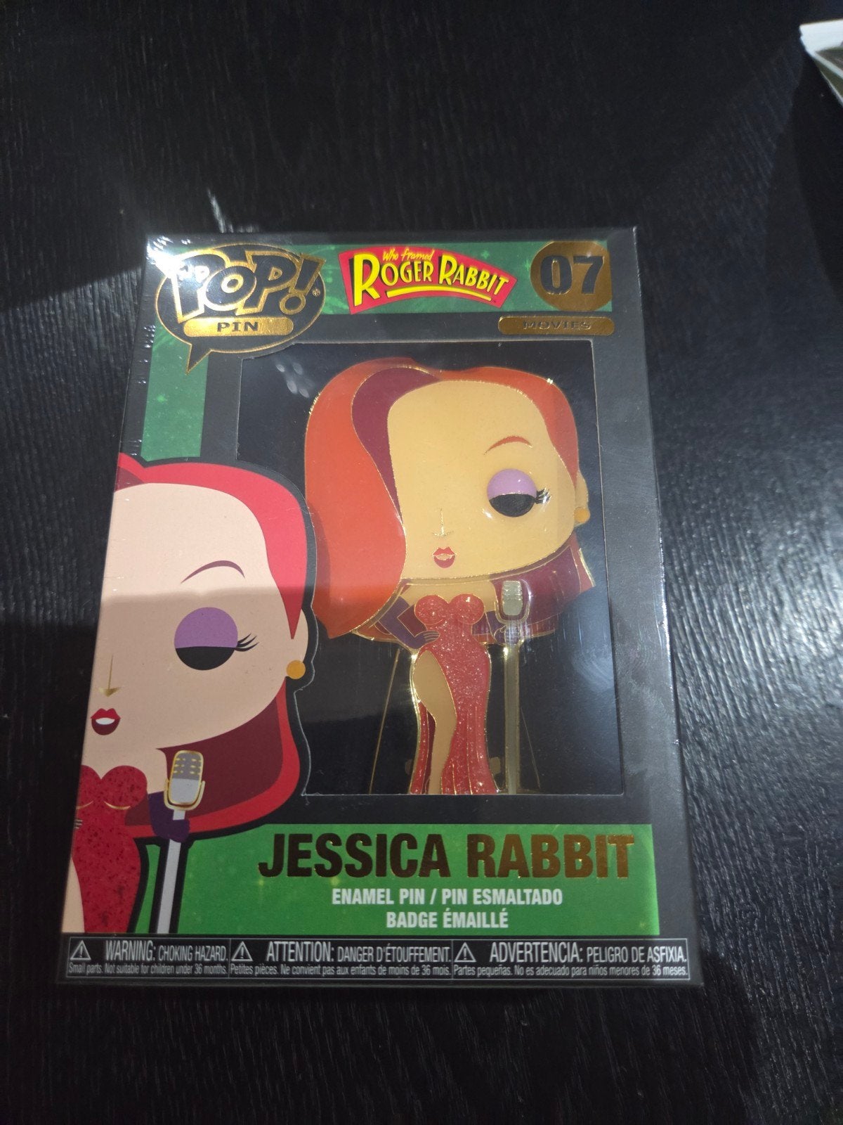 Funko Pop Pin , Who Framed Roger Rabbit , Jessica Rabbit 07, Ophalen of Verzenden, Nieuw