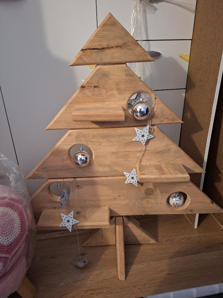 Houten kerstboom, Ophalen, Nieuw