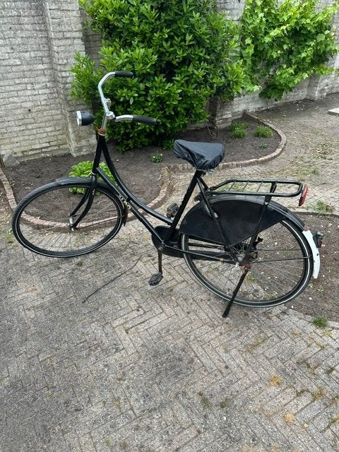 Fietsen, Fietsen en Brommers, Fietsen | Dames | Damesfietsen, Terugtraprem, Gebruikt, Versnellingen, 56 cm of meer
