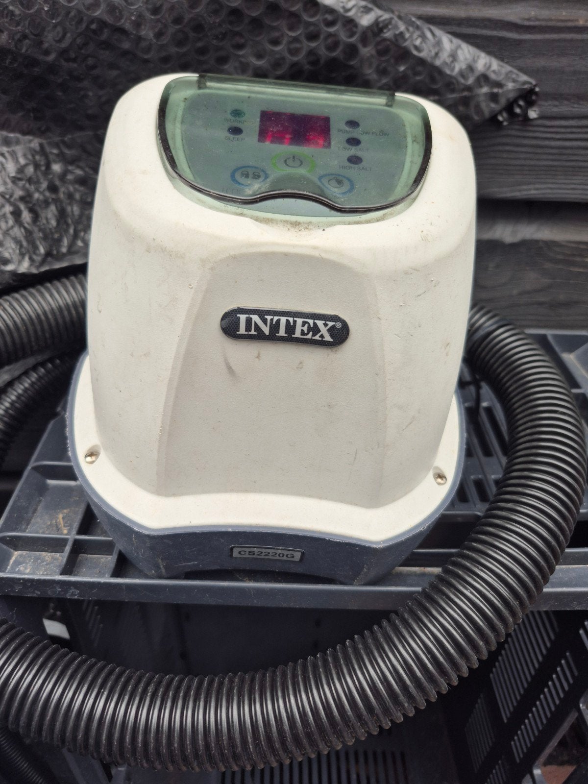 Intex QS200 Zoutwatersysteem (zonder electrode), Ophalen, Gebruikt, Reinigingsmiddel