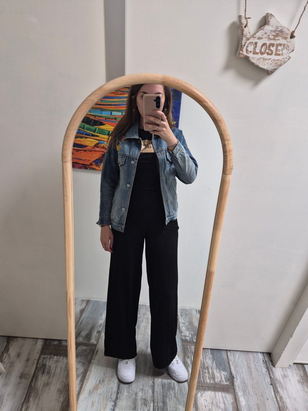 Spijkerjasje met patches, Kleding | Dames, Blauw, Nieuw, Ophalen of Verzenden, Denim Label