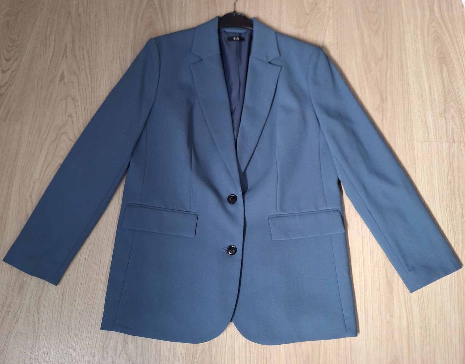 blauwe dames blazer maat 42, Kleding | Dames, Blauw, Maat 42/44 (L), Ophalen of Verzenden, Zo goed als nieuw