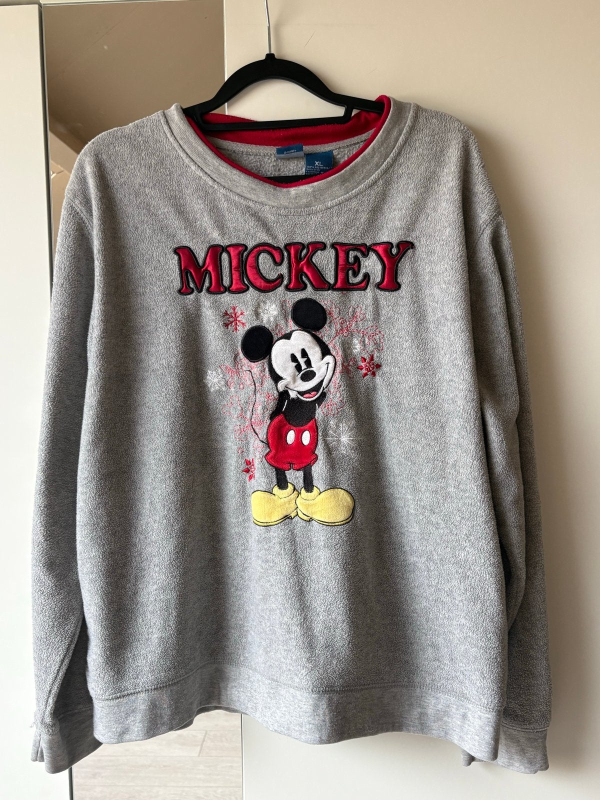 Disney Mickey Mouse sweater maat XL, Ophalen of Verzenden, Gedragen, Maat 46/48 (XL) of groter, Grijs