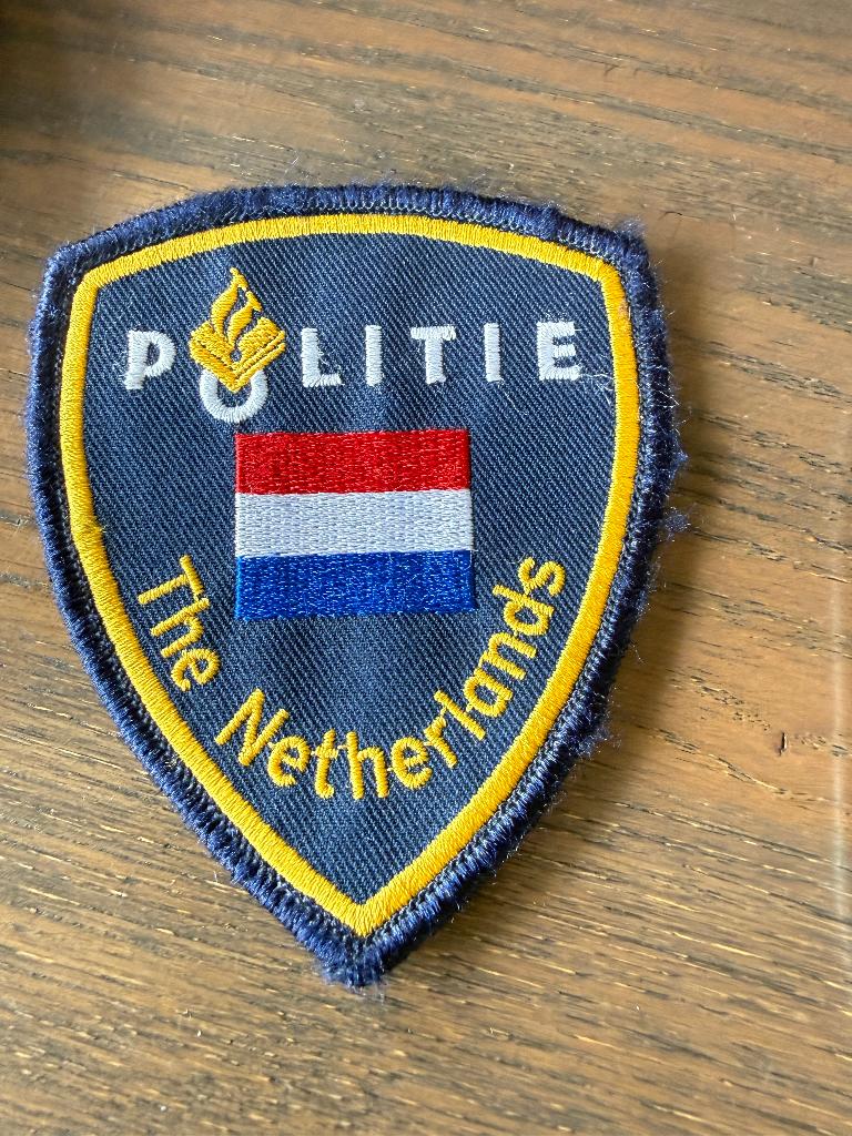 missie patch politie nederland, Ophalen of Verzenden, Marechaussee, Nederland, Embleem of Badge