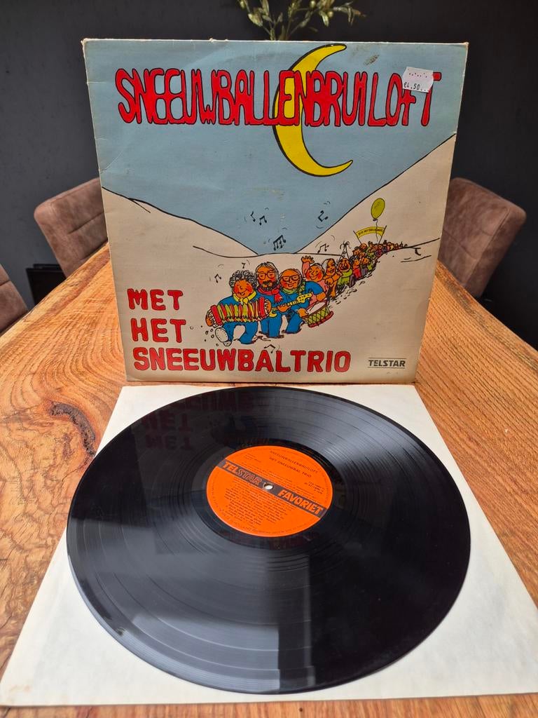 Het Sneeuwbaltrio - Sneeuwballenbruiloft LP (Telstar), Ophalen of Verzenden, Gebruikt, 12 inch