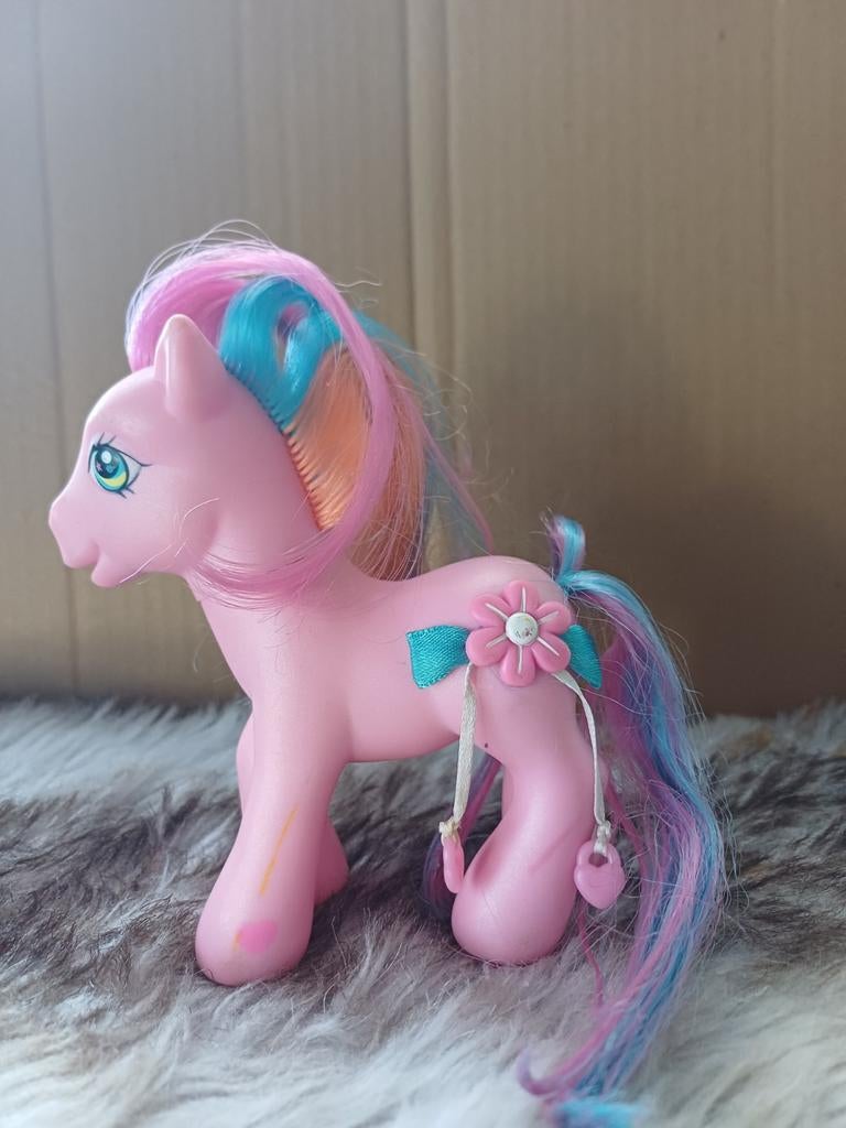 My Little Pony 2005 Roze Pony met Regenboog Haar, Ophalen of Verzenden, Gebruikt