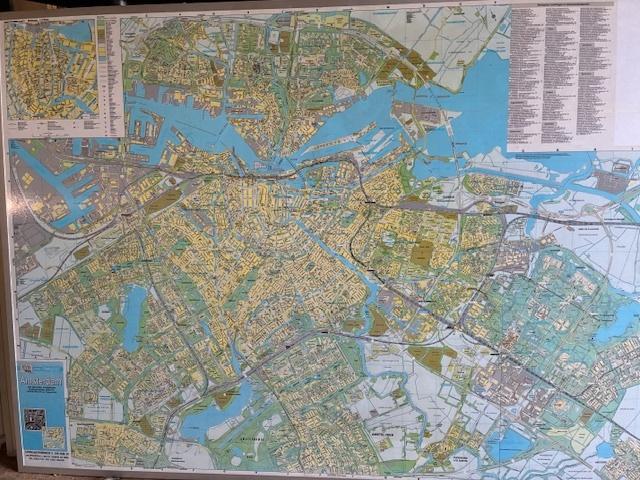 Plattegrond / stadkaart Amsterdam