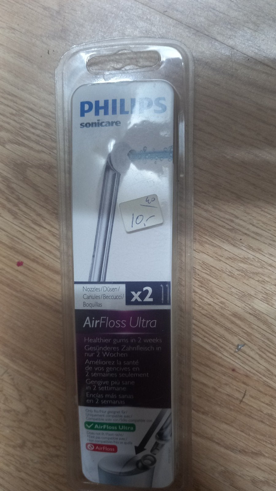 Philips Sonicare AirFloss Ultra Opzetstukken (2 stuks), Ophalen of Verzenden, Nieuw, Mondverzorging