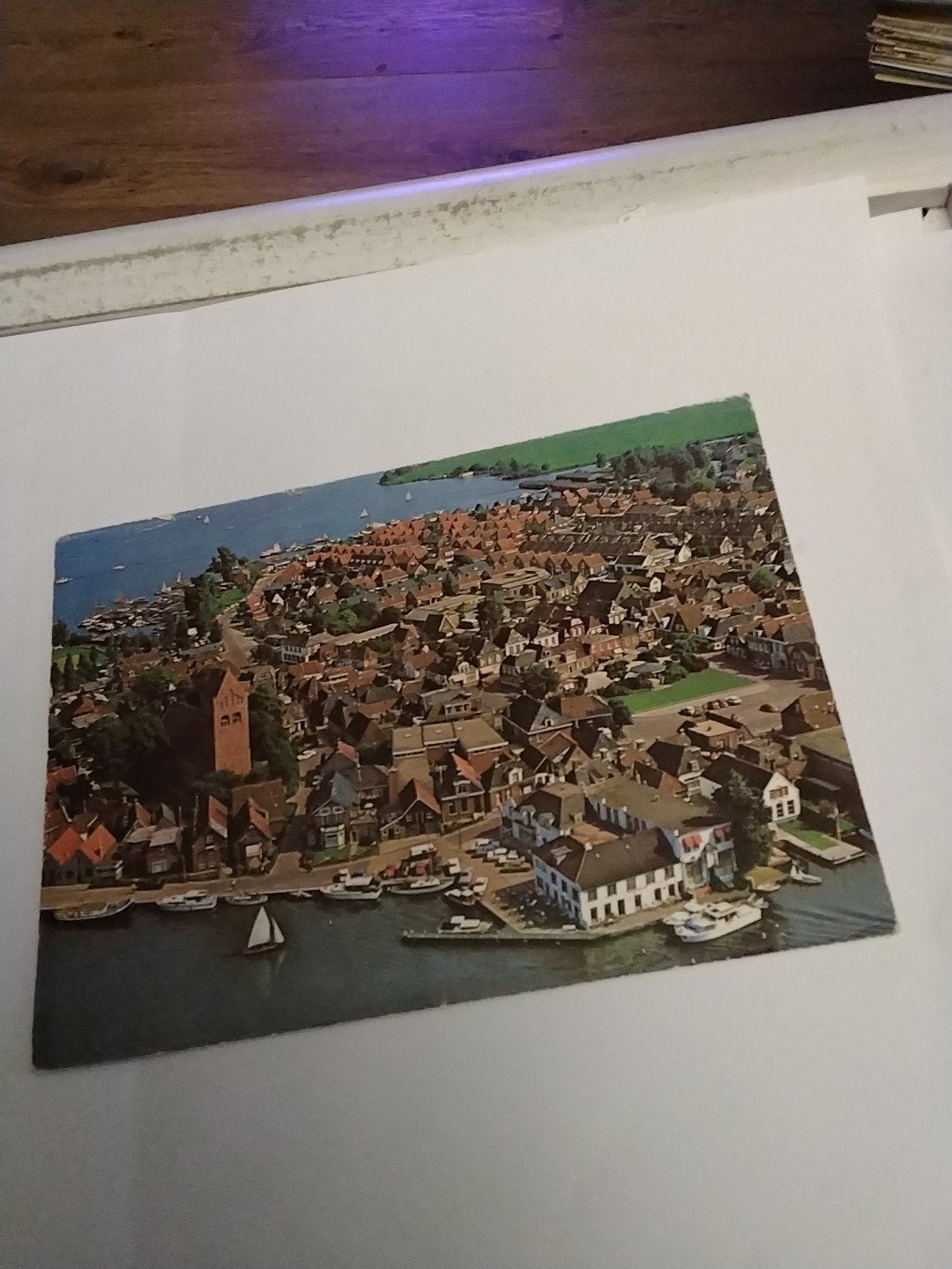 Oude Ansichtkaart Grouw, Friesland - Panorama, Ophalen of Verzenden, 1960 tot 1980, Gelopen, Friesland