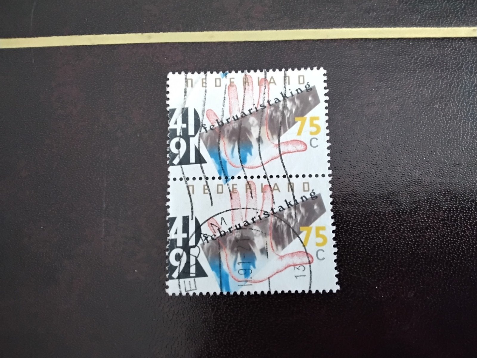 NVPH 1465 Februari staking 1941 gestempeld, Verzenden, Na 1940, Gestempeld