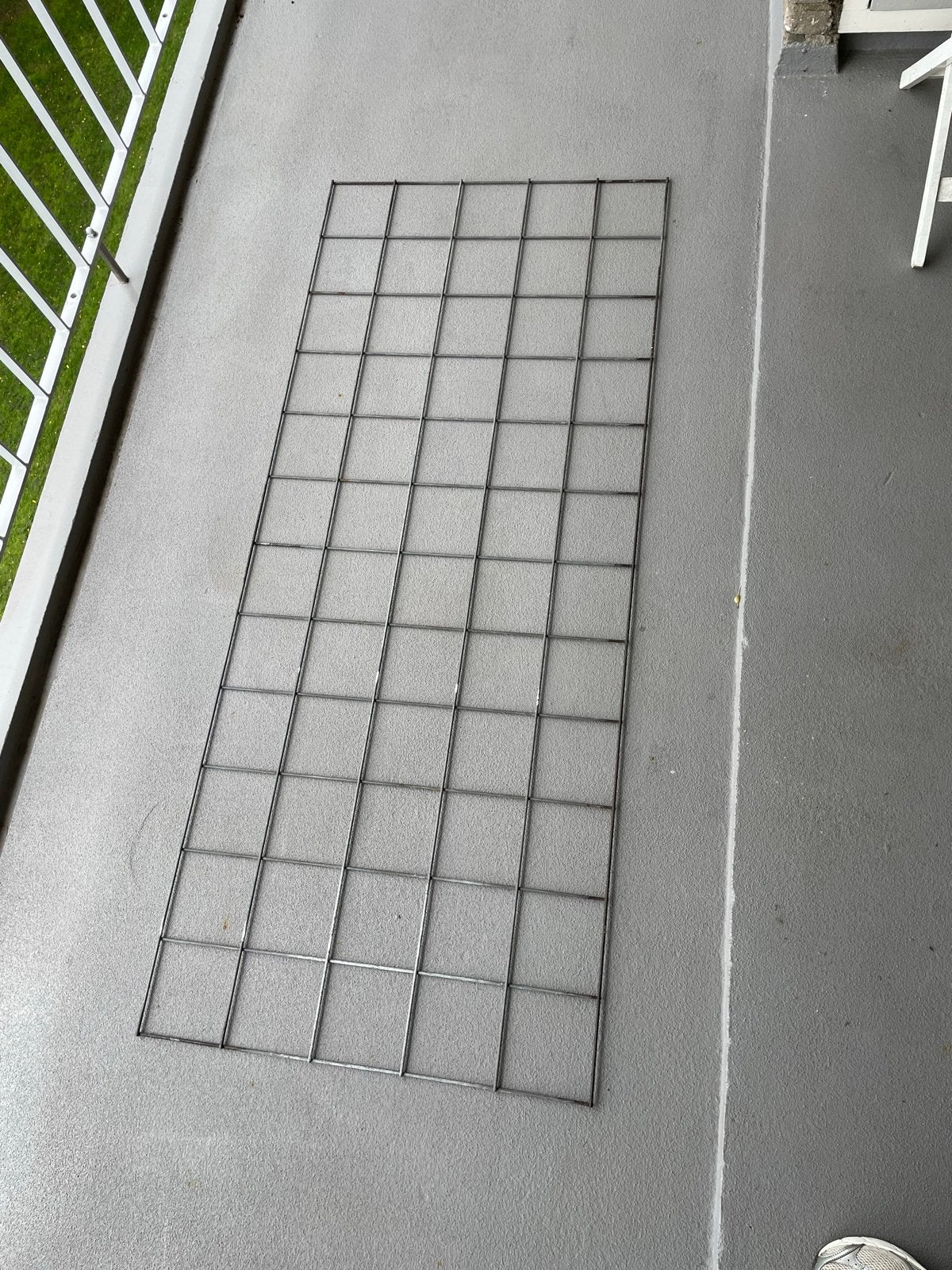 Metalen gaasrek voor klimplanten of decoratie, Ophalen, Gebruikt, Minder dan 10 meter, Gaas