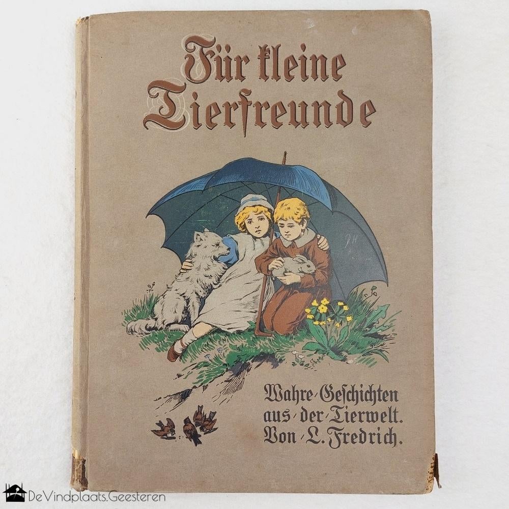 Für kleine Tierfreunde – antiek Duits prentenboek – 1921, Ophalen of Verzenden