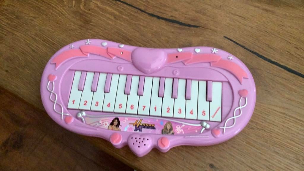 Hanna Montana keyboard, Ophalen of Verzenden, Gebruikt, Overige aantallen, Overige merken