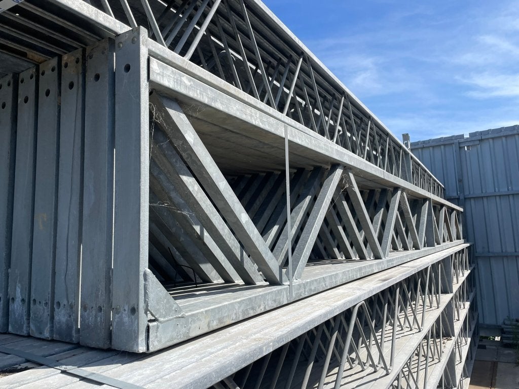 Traliespanten Lengte= 6.950 mm| Hoogte= 550 mm, Doe-het-zelf en Verbouw, Metalen, Ophalen, Gebruikt, IJzer
