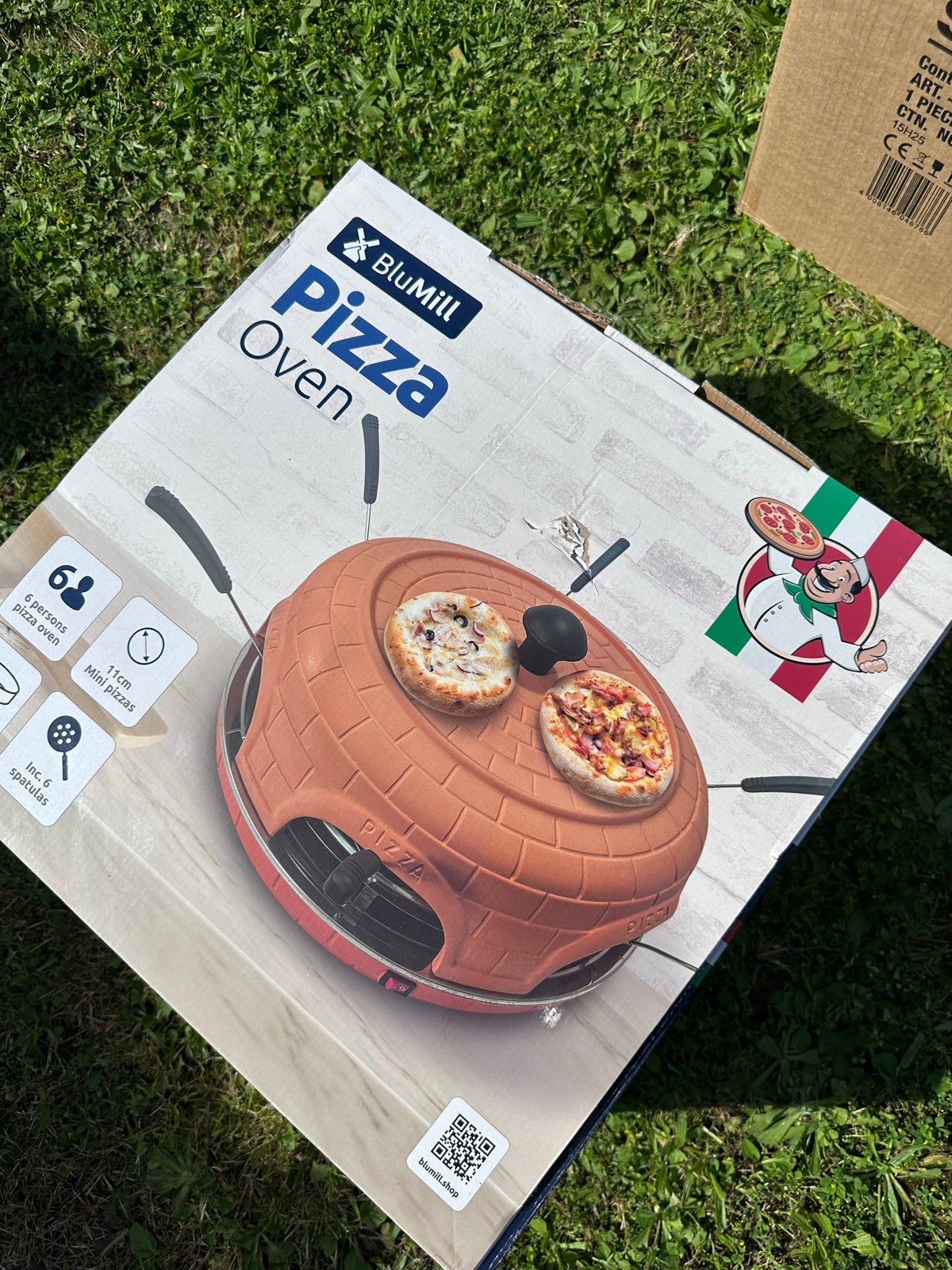 BluMill Pizza Oven - Slechts 1x gebruikt!, Ophalen of Verzenden, Zo goed als nieuw