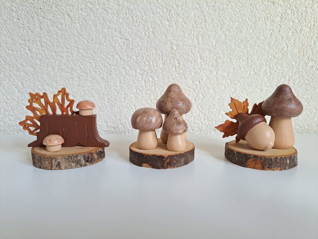 Herfst jaarringstekers grimm of dille, Kinderen en Baby's, Speelgoed | Houten speelgoed, Ophalen of Verzenden, Nieuw