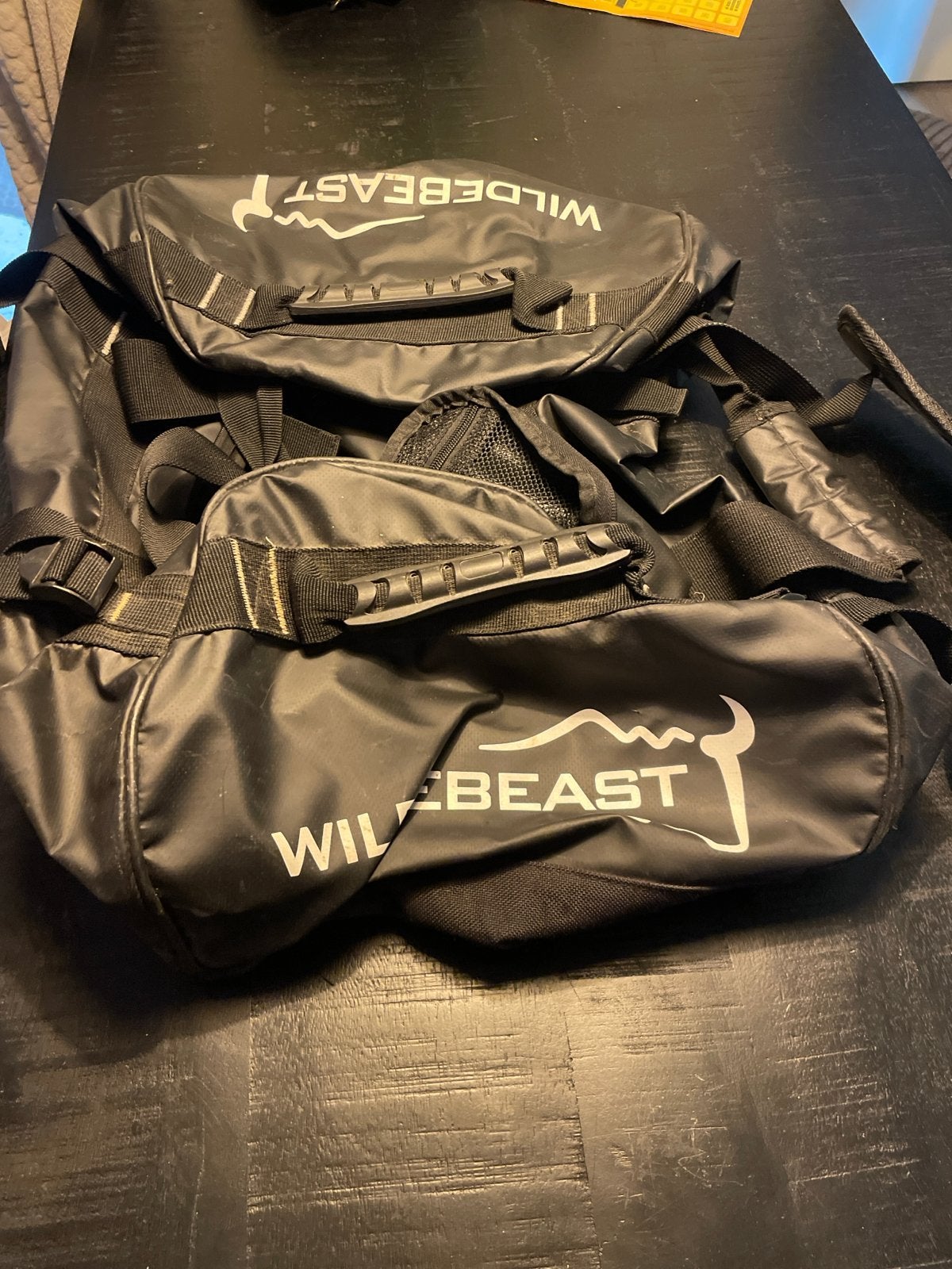 Wildebeast Rugzak - Zwart, Waterdicht en Robuust, 40 cm of meer, Zo goed als nieuw, Waterdicht, Ophalen