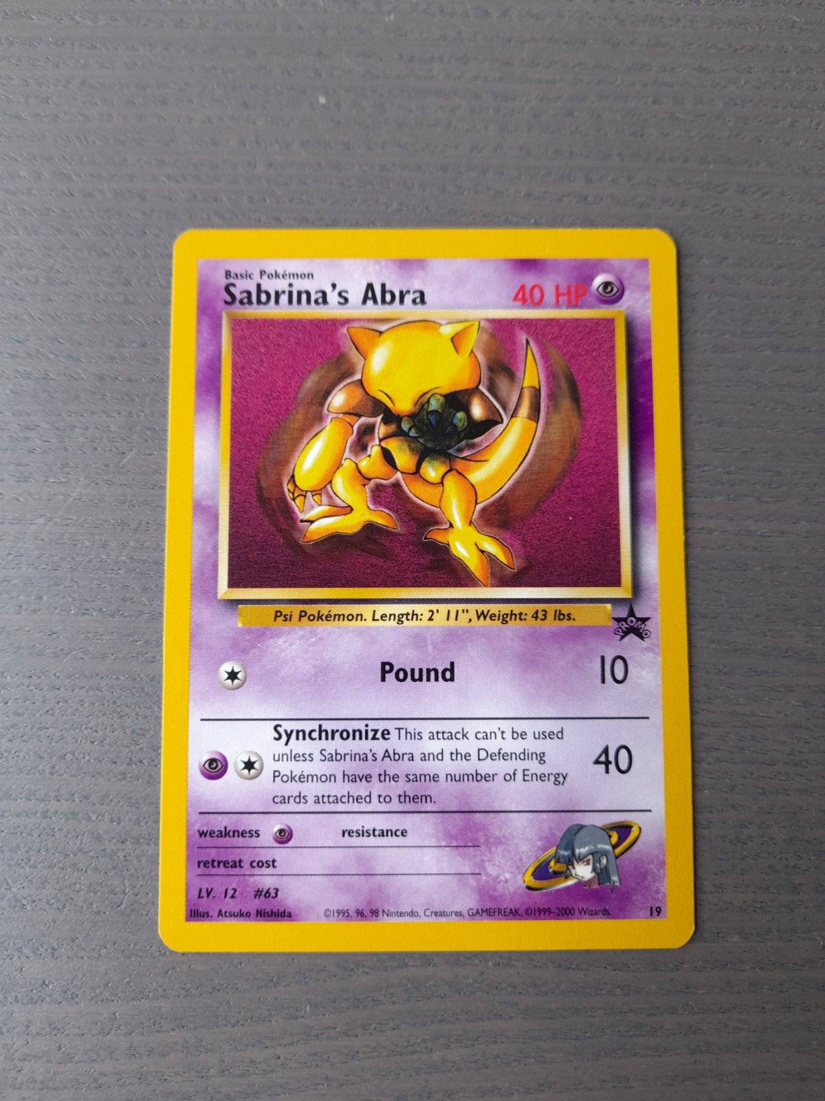 Promo 19 sabrina's abra, Ophalen of Verzenden, Gebruikt, Losse kaart