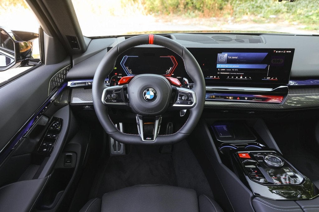 BMW 5 Serie Touring M5 Automaat / M Drive Professional / Pan, Auto's, BMW, 4395 cc, LED verlichting, Zwart, Leder