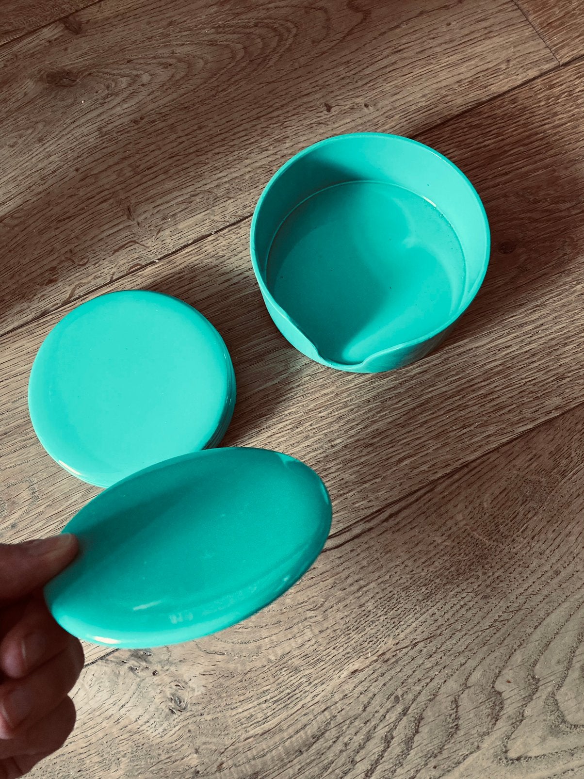 Kitsch Kitchen Casa Maria onderzetters zeegroen turquoise, Overige typen, Ophalen of Verzenden, Zo goed als nieuw
