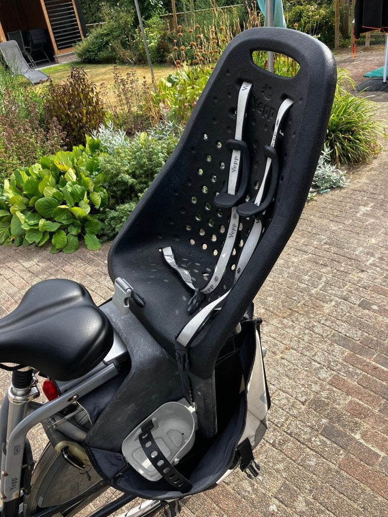 Yepp Maxi Achterzitje Fiets Kinderstoel Zwart, Ophalen, Achterzitje, Yepp, 9 t/m 36 kg
