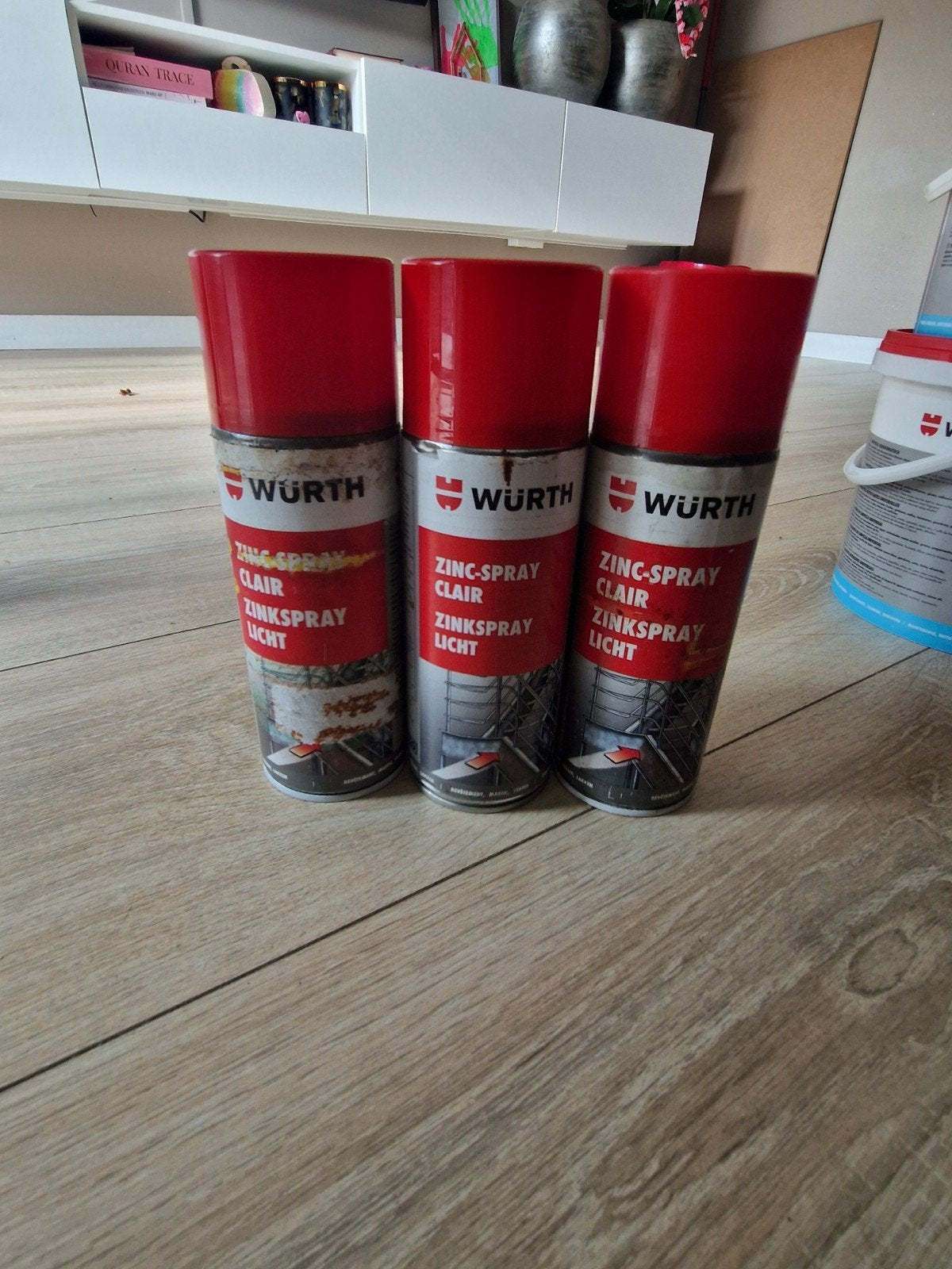 Wurth Zinkspray, Ophalen