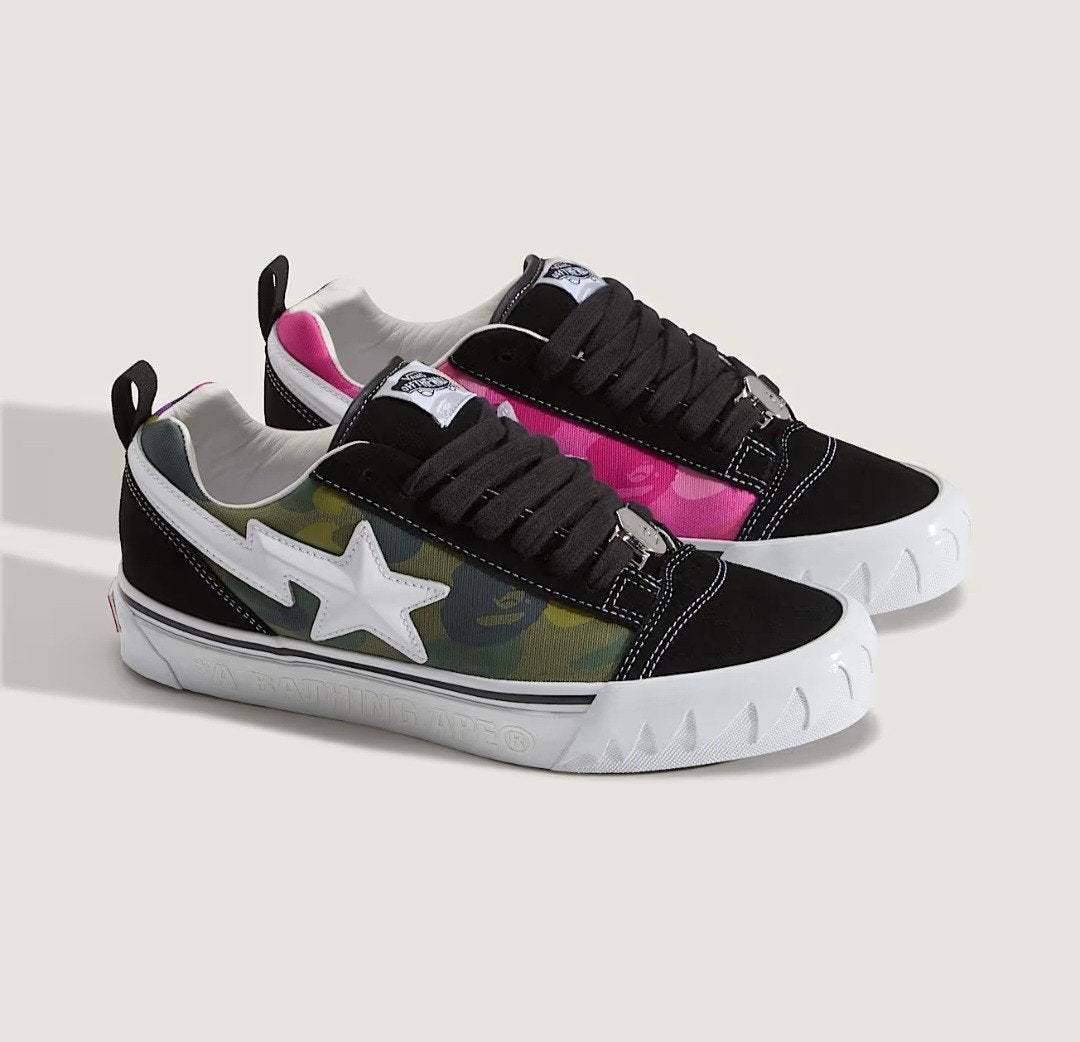 Vans x bape knu skool camo DS, Kleding | Heren, Schoenen, Ophalen of Verzenden, Nieuw, Overige kleuren