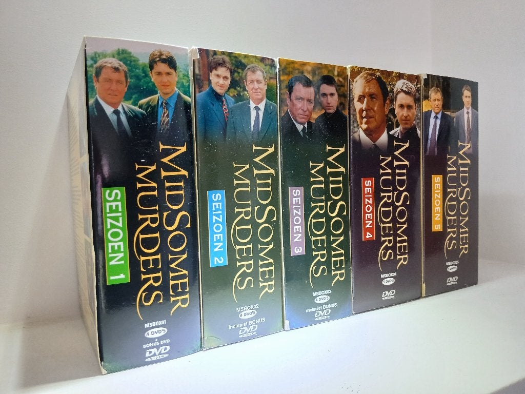 Midsomer Murders DVD's Seizoen 1 t/m 5, Gebruikt, Nederlands, Ophalen of Verzenden, Vanaf 12 jaar