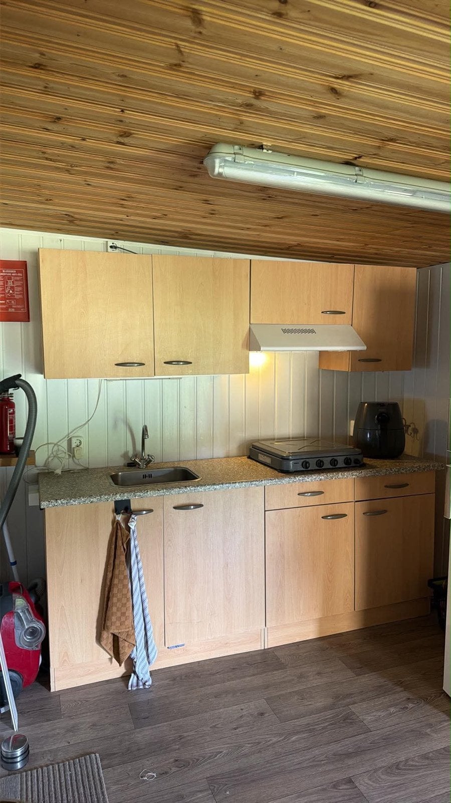 T.e.a.b Compacte keuken met bovenkasten en werkblad, Huis en Inrichting, Ophalen, Gebruikt, Enkelwandige keuken, Overige kleuren