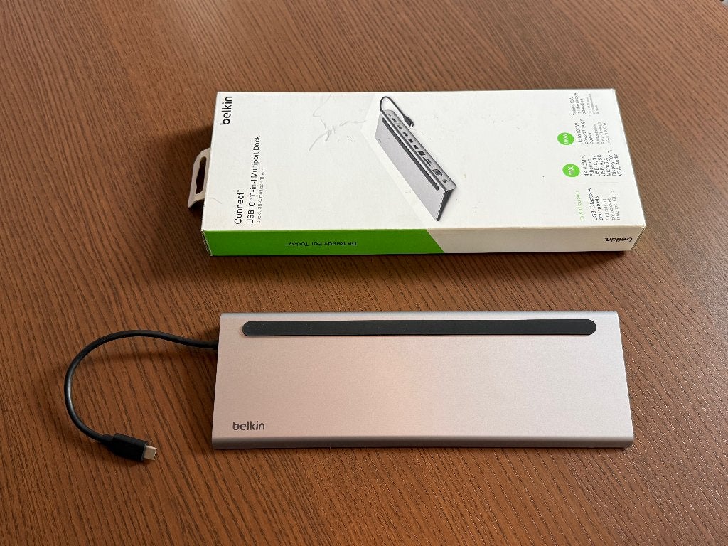 Belkin USB-C dock 11-in-1, Computers en Software, Dockingstations, Belkin, Docking station, Ophalen of Verzenden, Zo goed als nieuw
