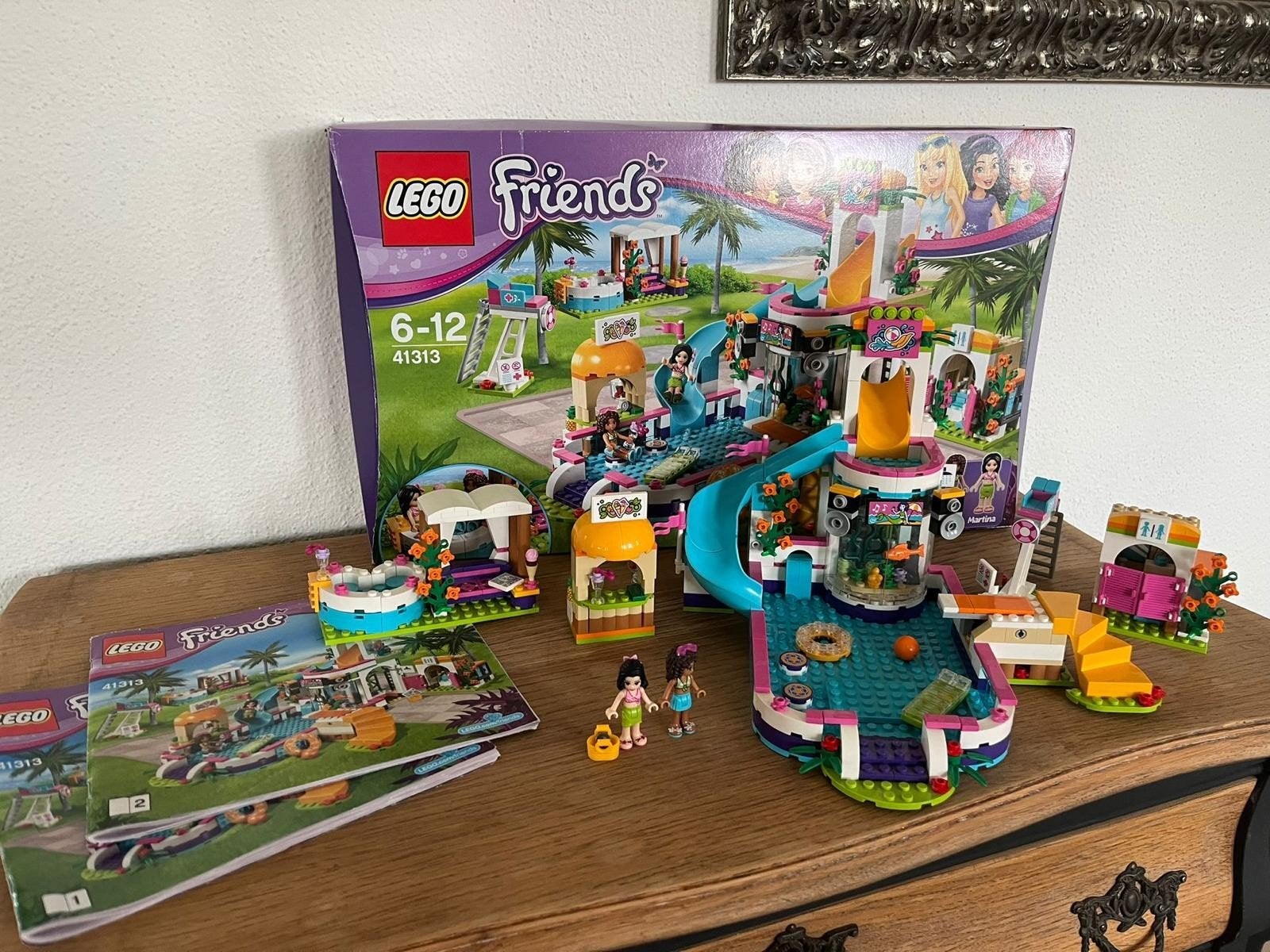 Lego Friends 41313 Heartlake zwembad, Ophalen of Verzenden, Zo goed als nieuw