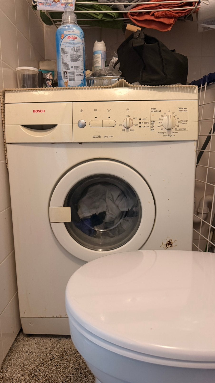 Bosch wasmachine - GRATIS, Witgoed en Apparatuur, Ophalen, 1200 tot 1600 toeren, Gebruikt, 4 tot 6 kg